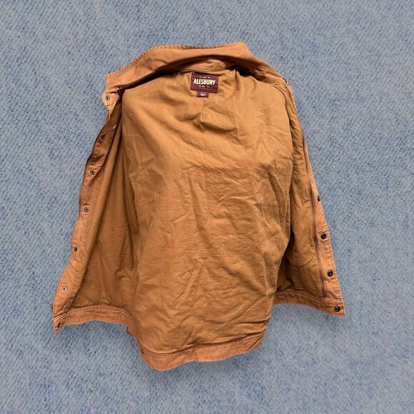Alesbury Brown Button-Up Chore Jacket Sz: Medium - Picture 3 of 4